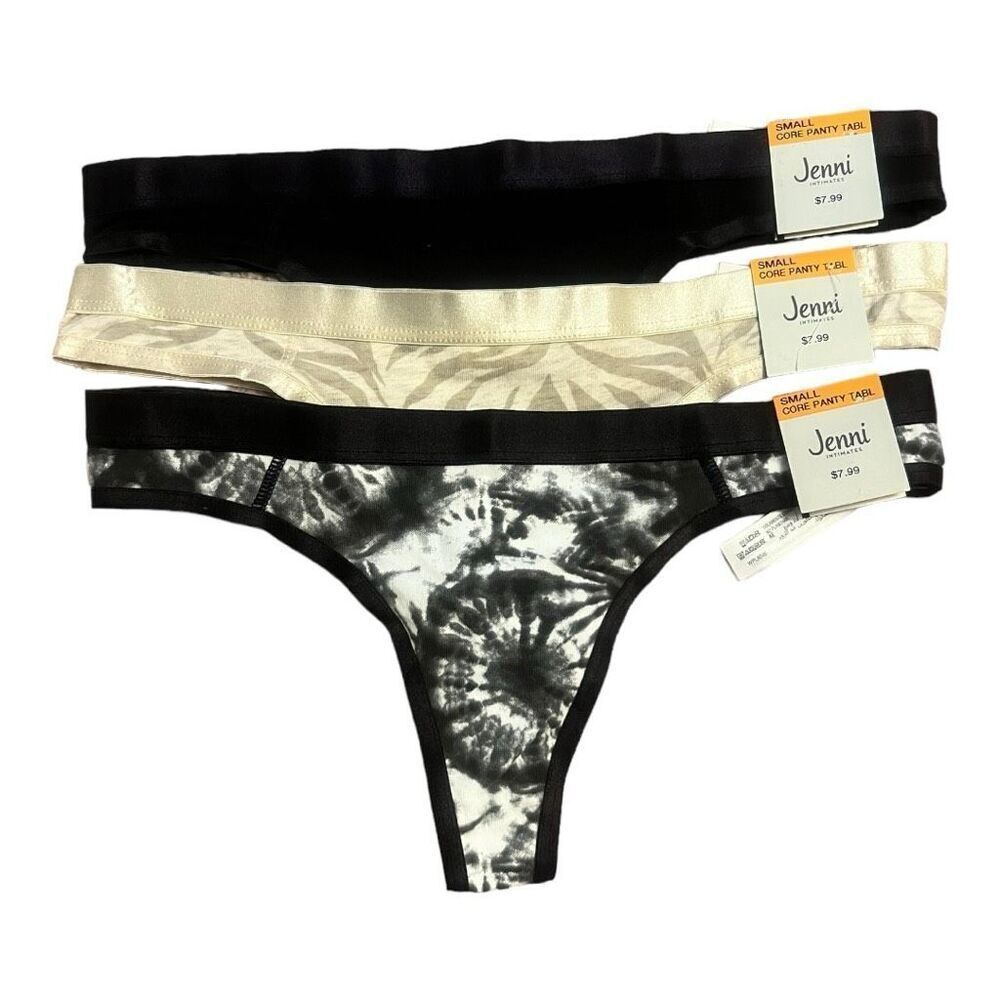3 Jenni Thongs Size Small -A
